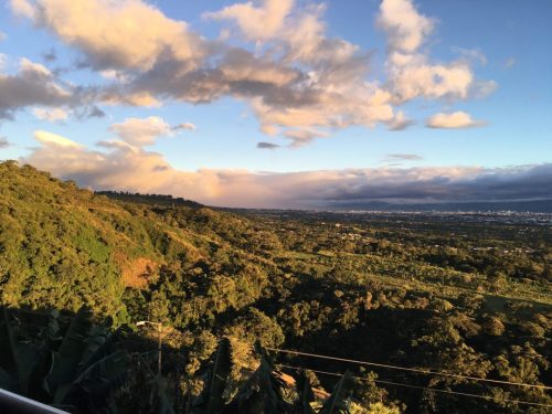central valley sunset san jose costa rica